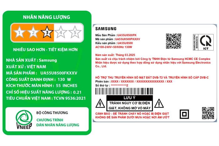 Smart Tivi Samsung 4K 55 Inch 55U8500F